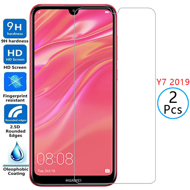 กระจกนิรภัยป้องกันสําหรับ huawei y7 pro prime 2019 ป้องกันหน้าจอบน y 7 7y y7pro y7prime y72019 ฟิล์ม