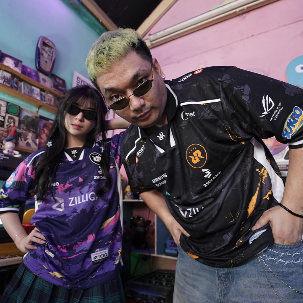 Jersey RRQ VICTOIRE PRO 2024,ฤดูร้อนล่าสุดRRQ E-Sportsเสื้อกีฬาความร้อนเต็มรูปแบบระเหิดE-Sportsผู้ชา