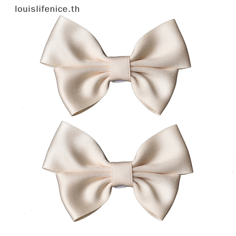 LNTH 1 คู่โบว์รองเท้าคลิปรองเท้าแต่งงานรองเท้าส้นสูงตกแต่งผู้หญิง Charm รองเท้าหัวเข็มขัดตกแต่งคลิปรองเท้าอุปกรณ์เสริม HOT