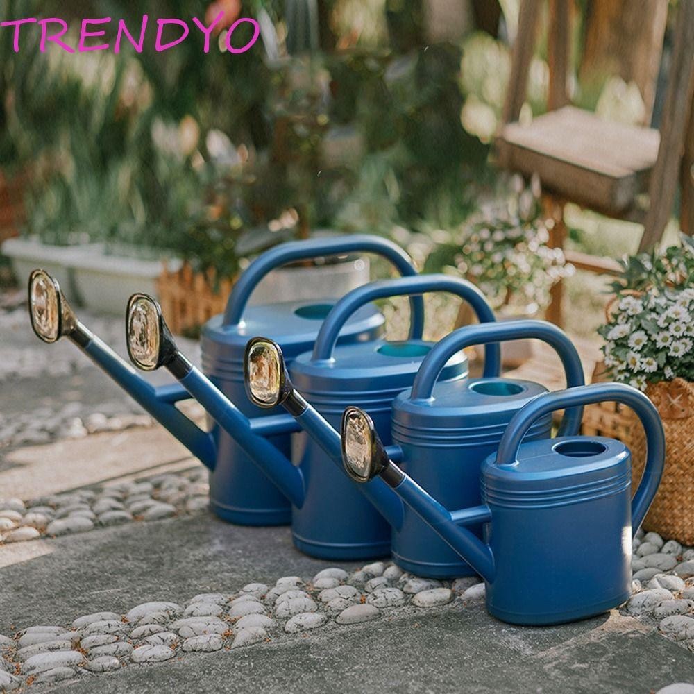 Trendyo บัวรดน้ําพวยยาว, สบายจับยาว Spout หม้อรดน้ําสวน, เครื่องมือทําสวนหนา 3L/5L/8L/10L กาต้มน้ํารดน้ําพลาสติกปลูกผัก