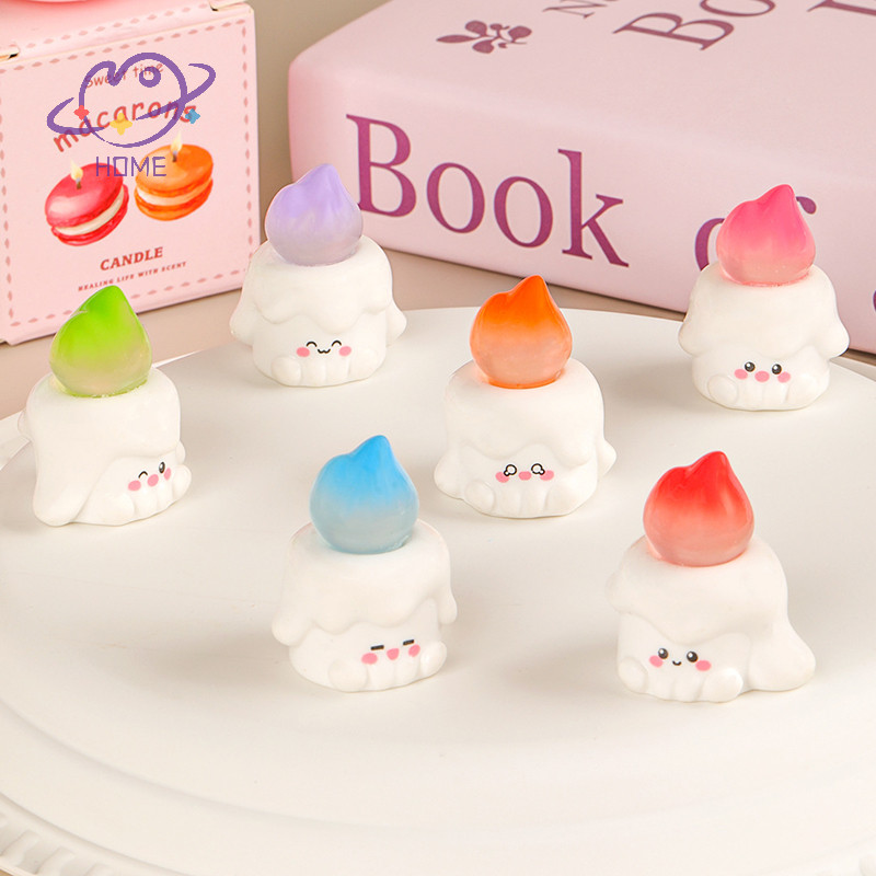 [mayhome] การ์ตูนน่ารักส่องสว่างตกแต่งโต๊ะเด็กรูปปั้นขนาดเล็ก Kawaii DIY อุปกรณ์ตกแต่งบ้านรถเครื่องประดับขนาดเล็กของขวัญ {TH}