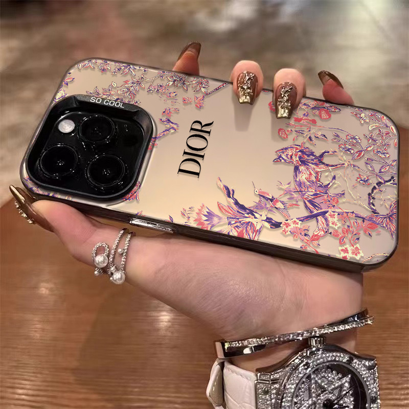 จัดส่งทันที เคสไอโฟน11 12 13 14 15 16 Pro Max Fashion D home colorful flower print Case For iPhone 13PM,16PM,XS,7+8P