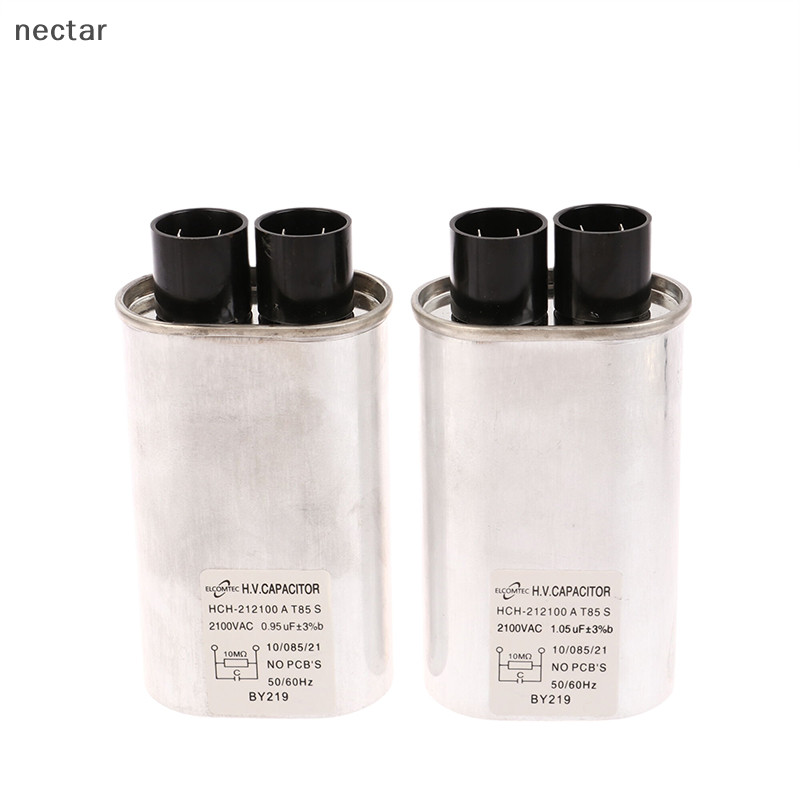 Tar 1 pc ใหม่สําหรับเตาอบไมโครเวฟตัวเก็บประจุอะไหล่ 0.85uF / 0.9uF / 0.95uF / 1.05uF / 1.08uF เตาอบไมโครเวฟตัวเก็บประจุแรงดันสูง N