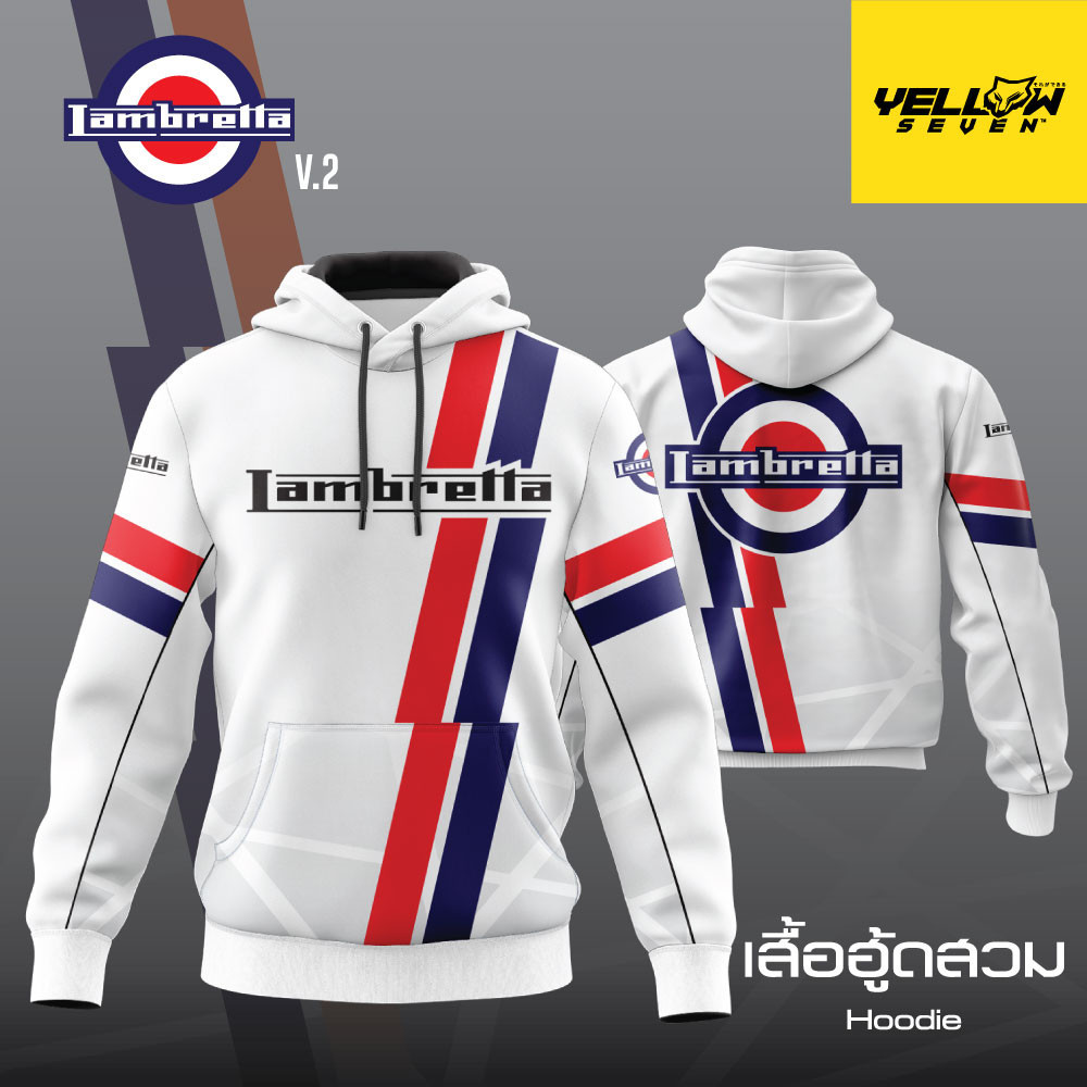 เสื้อยืดแขนสั้นคอกลม Lambretta