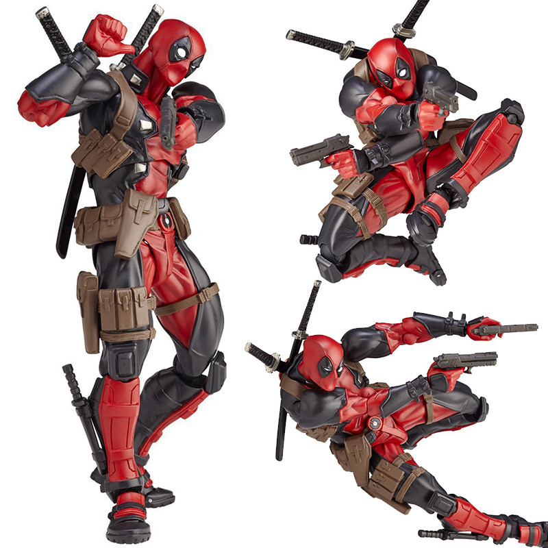 Revoltech Deadpool 2.0 ของเล่น Action Figure Shf 011EX Mafex Deadpool Marvel Legends Movable Joint รุ่น ราคา ถูกที่สุด ดีลบีเคเค แกลเลอรีภาพที่ 4