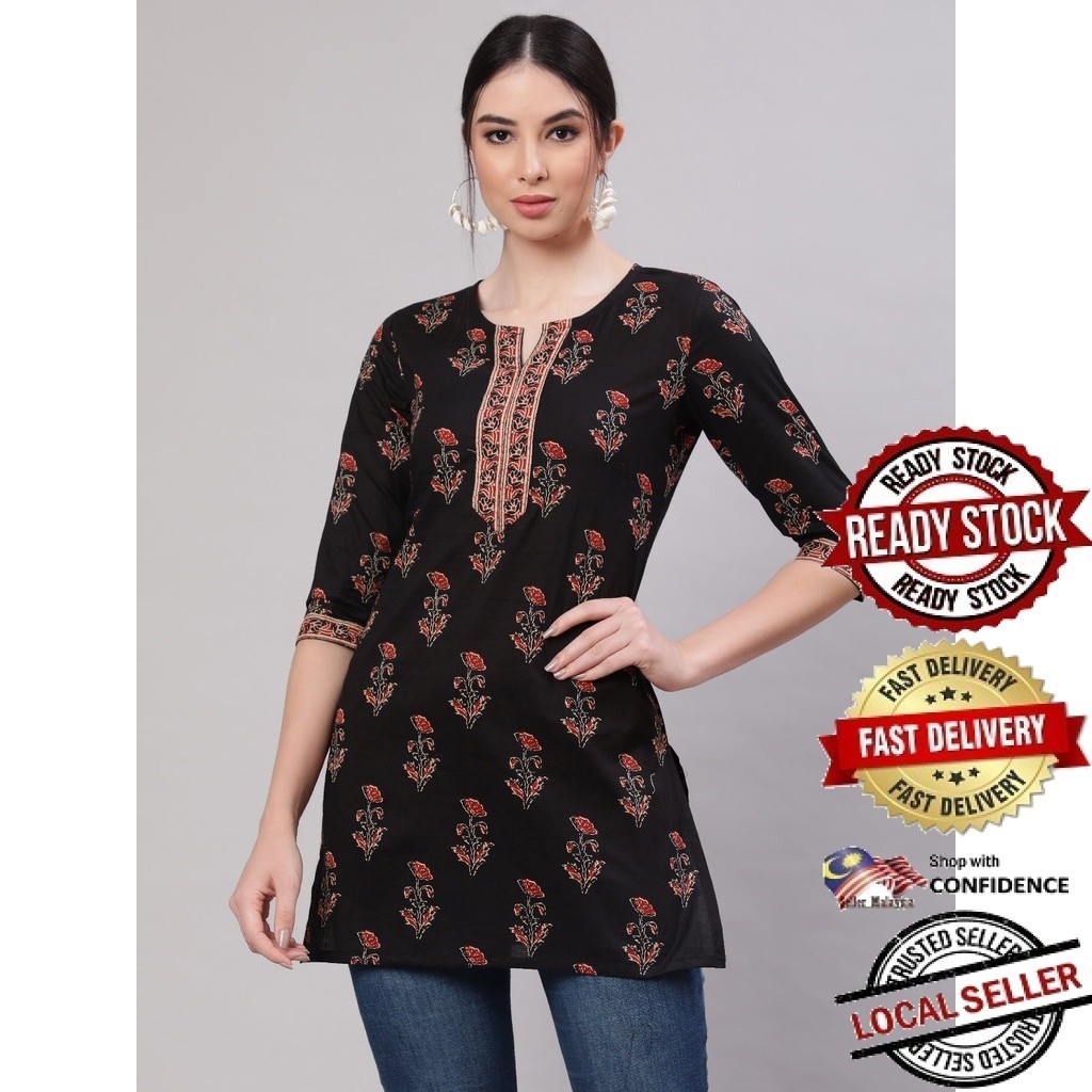 Kurti ผู้หญิงอินเดียการออกแบบใหม่ kurti ชุด kurti plus size Kurti มุสลิม kurti ชุดพร้อมกางเกง kurti 