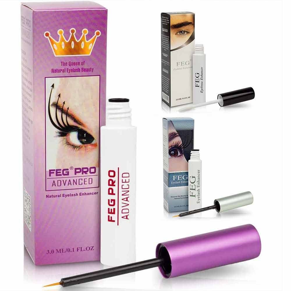 FEG Rapid Growth Eyelash Enhancer Serum Eye Lash Growth Oil Lash Care Brush 3ml