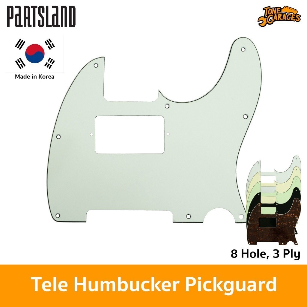 WSC Partsland Telecaster Humbucker Pickguard ปิ๊กการ์ด เทเล แบบ ฮัมบัคเกอร์ Made in Korea