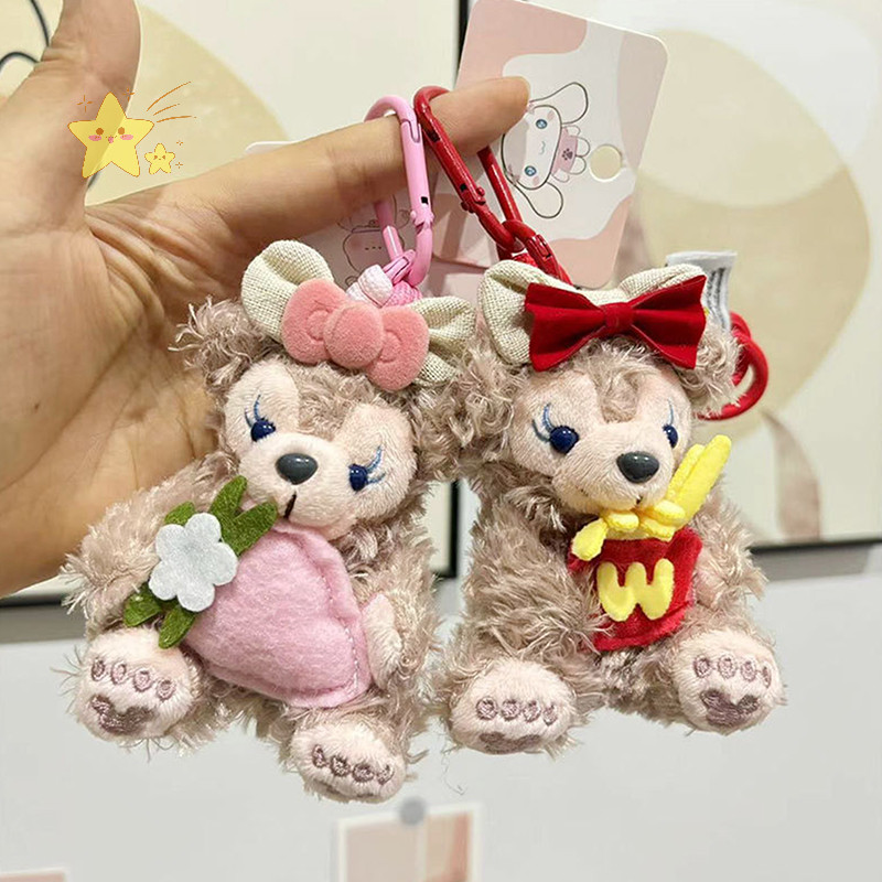 [JBTH] Kawaii Duffy Bear ตุ๊กตาตุ๊กตาน่ารักการ์ตูนพวงกุญแจจี้กระเป๋า Charm Animes และ Mangas ตุ๊กตาของเล่นสําหรับเพื่อนสาวของขวัญวันเกิด [JB]