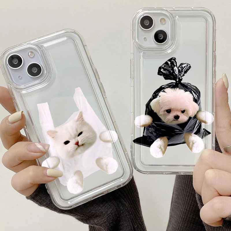 สำหรับ iPhone15 14 13 12 11 PRO MAX 14 15 Plus iPhone 6 & 7 iPhone 6 & 7 & 8 PLUS XR XS MAX เคสโทรศัพท์นุ่มโปร่งใส