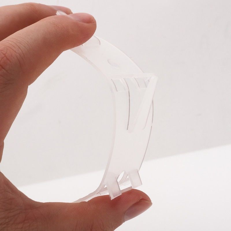 อเนกประสงค์ เก็บ ตะขอแขวนขนม-ชั้นวางจอแสดงผลพลาสติกแบบพับได้สําหรับแถบแขวนซูเปอร์มาร์เก็ต-สากล หายไป คลิป & ที่เก็บอาหา - รูปที่ 5