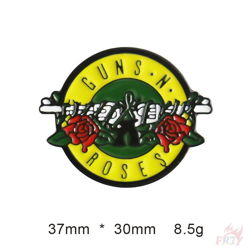 ★ Guns N Roses – เข็มกลัดวงร็อค ★ เข็มกลัดป้ายปุ่มกระเป๋าเป้สะพายหลังเคลือบ Doodle 1 ชิ้น ราคา ถูกที่สุด ดีลบีเคเค แกลเลอรีภาพที่ 2