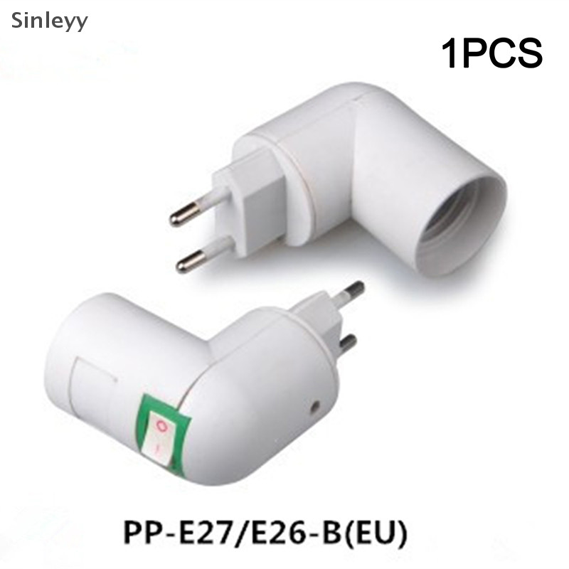 Nle ฐานหลอดไฟ E27 แบบปรับได้ ที่วางซ็อกเก็ต ปลั๊กอะแดปเตอร์หลอดไฟ 360 องศา N