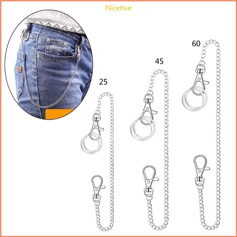 Nice ทั้งสิ้นสุด Lobster Buckle Chain Belt Wallet Chain Pants Chain Pocket Chain