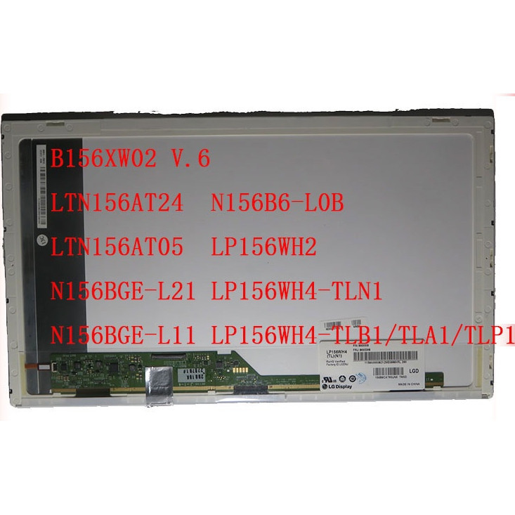 15.6 นิ้ว 40 พิน b156xw02 v.6 ltn156at24 ltn156at05 N156BGE-L21 N156BGE-L11 lp156wh2 lp156wh2 lp156l