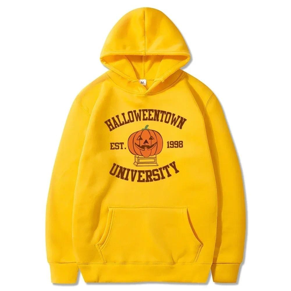 2024 แฟชั่น Vintage Halloweentown Hoodie 1998 เสื้อสวมหัวฮาโลวีน Town เสื้อกันหนาวฤดูใบไม้ร่วง Unisex อินเทรนด์ Party เครื่องแต่งกาย