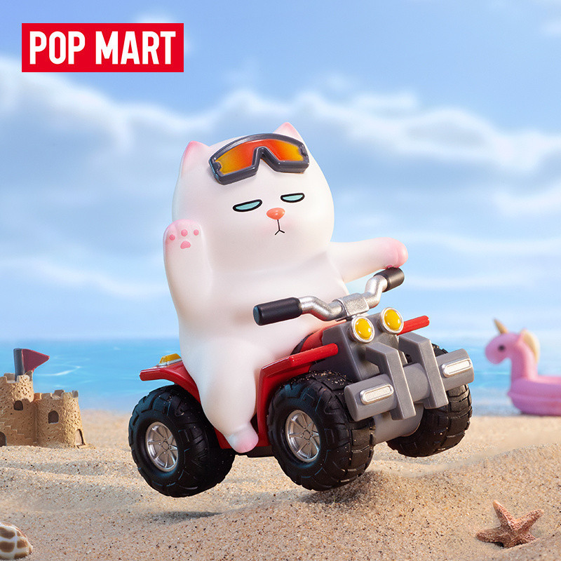 Leisure Holiday Series vivicat Mystery Box Figure POPMART POPMART POPMART Box ยืนยันการตกแต่งการเล่นอินเทรนด์
