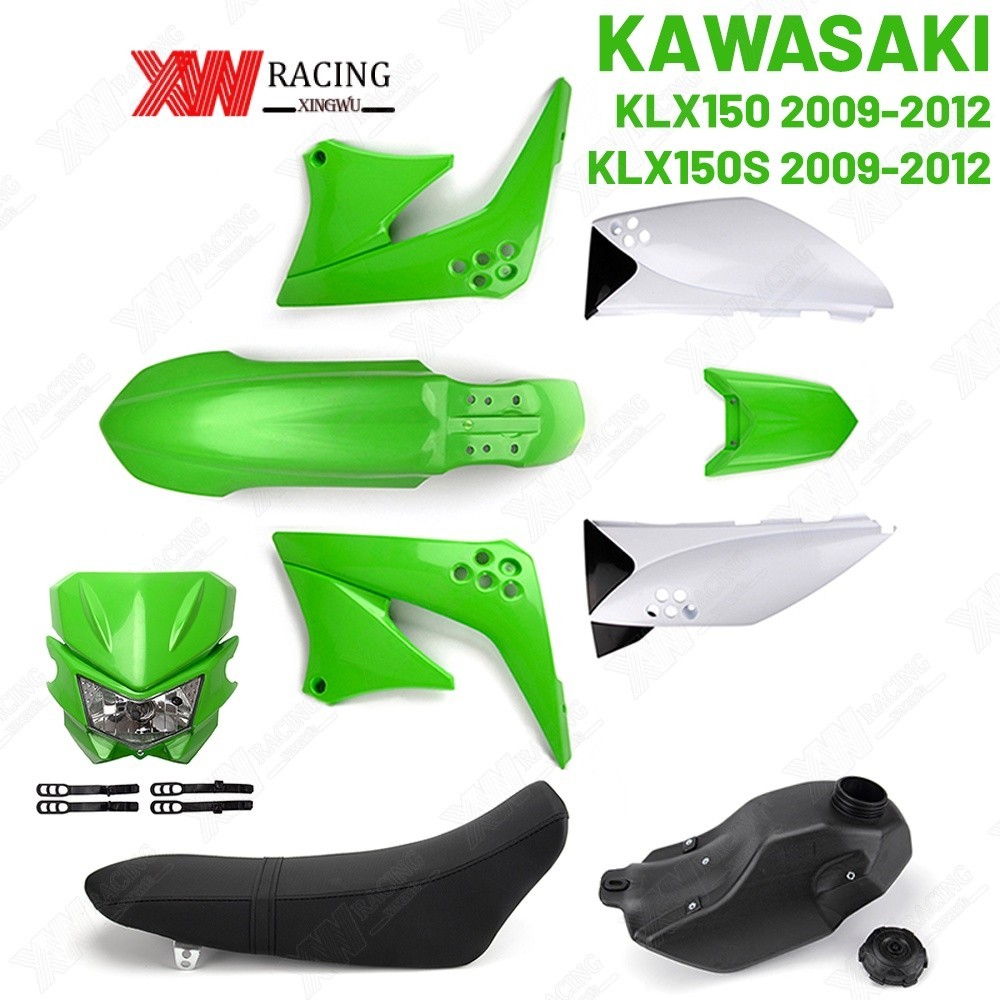 XW RACING แฟริ่ง ชุดร่างกายพลาสติกสำหรับรถจักรยานยนต์ บังโคลนหน้า บังโคลนหลัง อุปกรณ์ป้องกันการสาด ถ