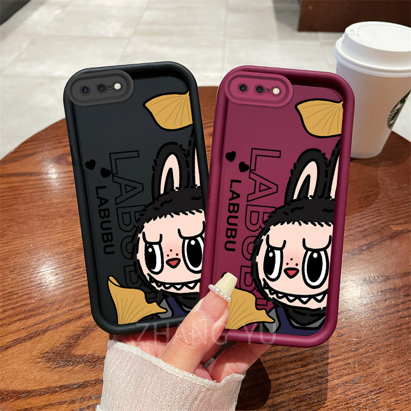 COD Ready STOCKCase สําหรับ iPhone 7 8 6 6s plus เคสโทรศัพท์ LABU รูปแบบการ์ตูนเคสใหม่ฝาครอบ
