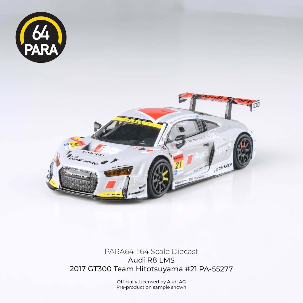 PARA64 1:64 Audi R8 LMS 2017 GT300 Team Hitotsuyama #21 PA-55277