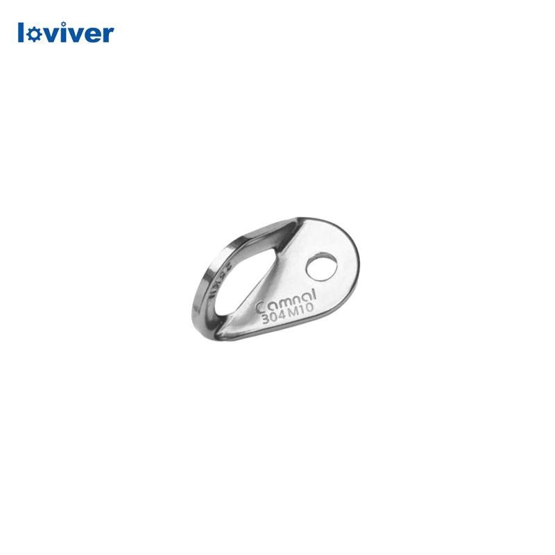 [Loviver] 3/8" Climbing 25KN Nail Hanger Plate Piton Outdoor Sports Belay Device