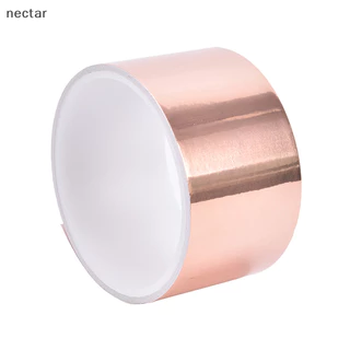 TAR 50 มม. x EMI เทปฉนวนฟอยล์ทองแดง Conductive Self กาว Barrier กีตาร์ใหม่ N