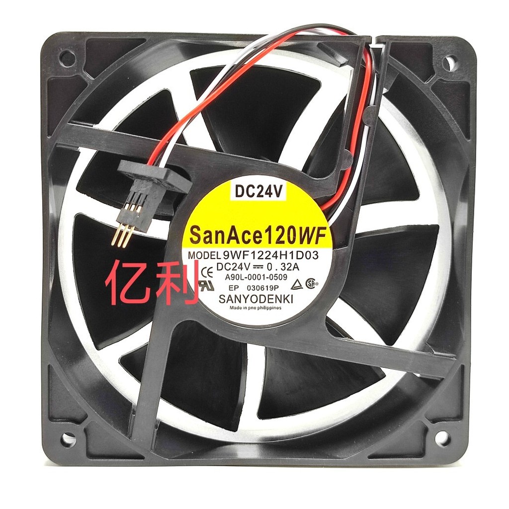 9WF1224H1D03 24V 0.32A Sanyo A90L-0001-0509 พัดลม Fanaco