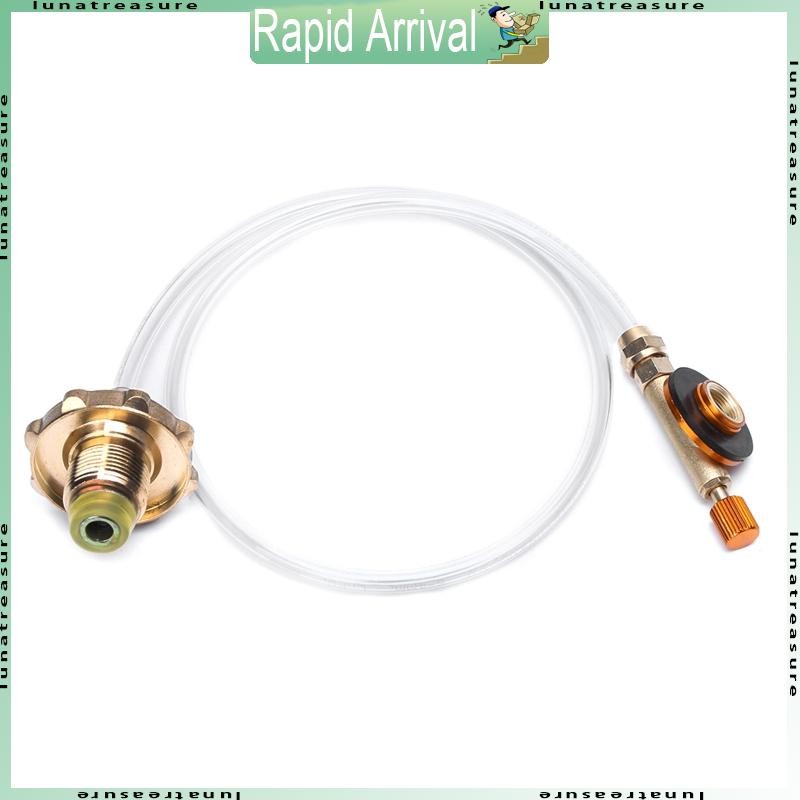 Lun Outdoor Camping โพรเพนเติมอะแดปเตอร์แก๊สแบนกระบอกสําหรับถัง Coupler Adapte