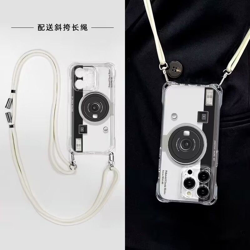 กล้องเฉพาะเหมาะสําหรับ Samsung s25ultra เคสโทรศัพท์โปร่งใส s24 + s23 Creative s21fe Crossbody เชือก a55a54 สไตล์ใหม่ a14a15 ผู้ชายผู้หญิง a52sa53 รวมทุกอย่าง a33a34a35 อินเทรนด์