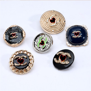 Bfxdg 5ชิ้น/เซ็ต ย้อนยุค แฟชั่น ซีซี ปุ่ม,ชุดสตรีอเนกประสงค์…