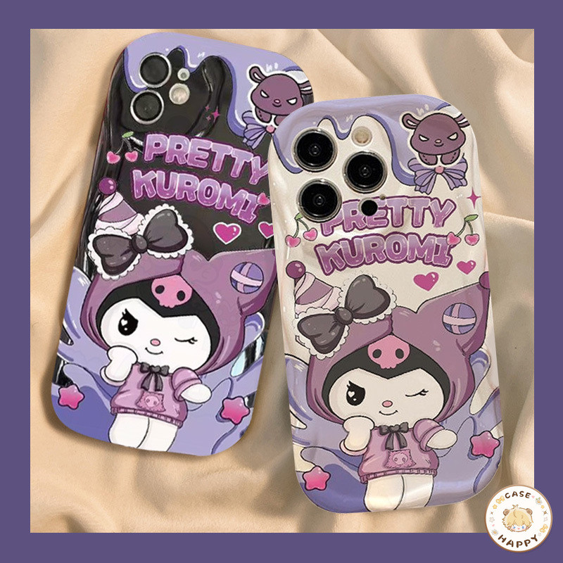 ลายโบว์น่ารักรูปหัวใจโรแมนติกสำหรับคุโรม 3D ซอฟท์คลื่นข เคสIphone 11 15 13 12 14 Pro Max X XS Max XR 7 8 15 Plus SE 2020