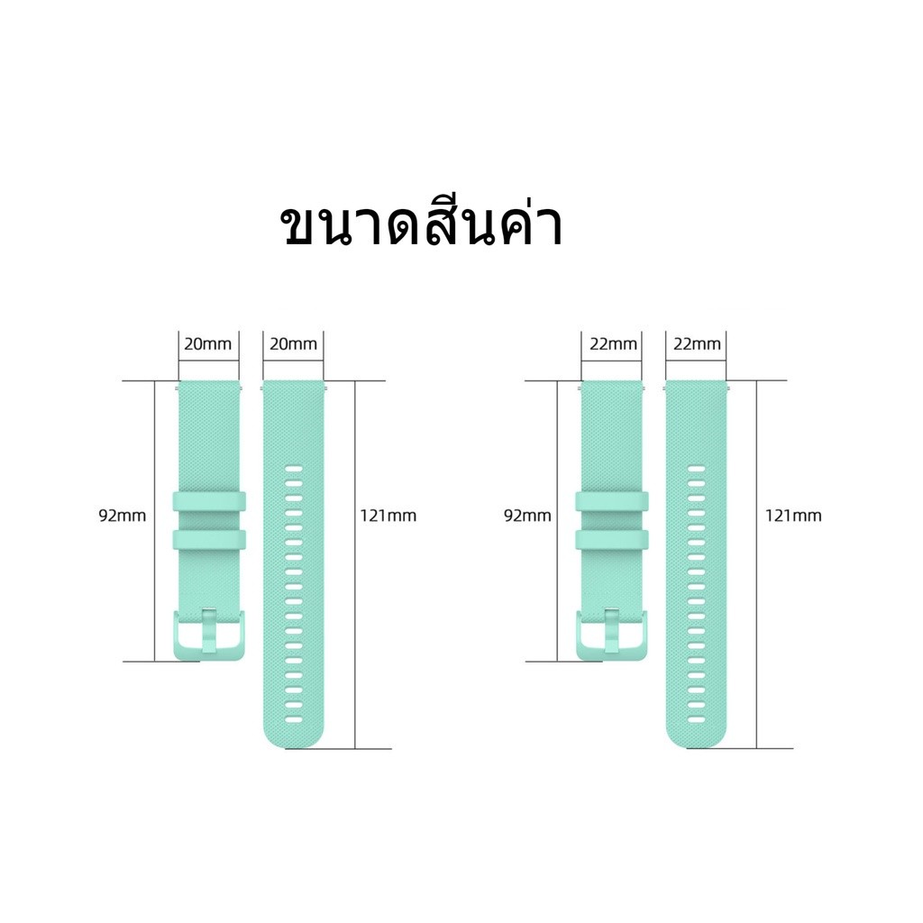 สายนาฬิกาHuawei Gt/Gt2/Gt2e/Gt3/Gt3pro/Gt4/watch2/2e/3/3pro/4/buds/ultimate/runnerสายชิลิโคน20mm22mm