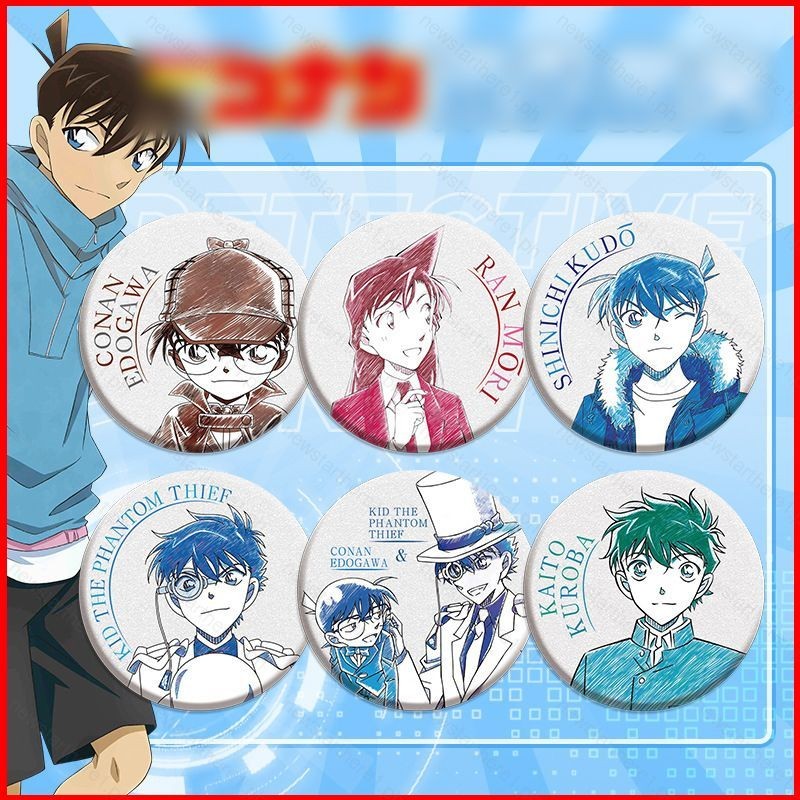Jason Detective Conan Laser Silver Onion Double Flash badge ของขวัญสําหรับแฟน เครื่องประดับกระเป๋าเป้สะพายหลัง อุปกรณ์ต่อพ่วงอนิเมะ