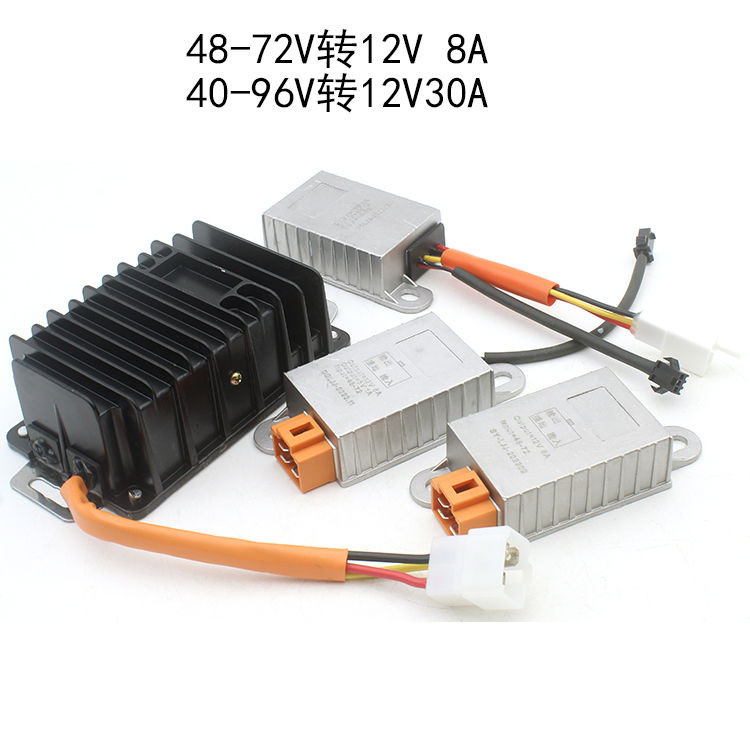 ยานพาหนะไฟฟ้าแรงดันไฟฟ้า DC Current DC12V Transformer Buck Converter 48v60V72V84V96V ถึง 8A30A