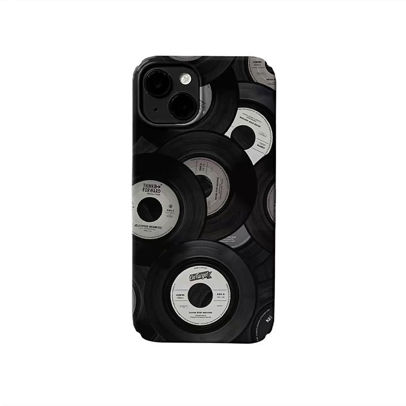 คอลเลกชันแผ่นเสียงไวนิลที่เรียบง่ายเคสโทรศัพท์มือถือ iPhone สำหรับ iPhone 7/8PLUS 13 15 14 11 PROMAX 12PROMAX xsmax เคสโทรศัพท์มือถือ XR 15 14 13 Pro XS ทนทานทนทาน11pro เคสแข็งป้องกัน qwta ราคา ถูกที่สุด ดีลบีเคเค แกลเลอรีภาพที่ 4