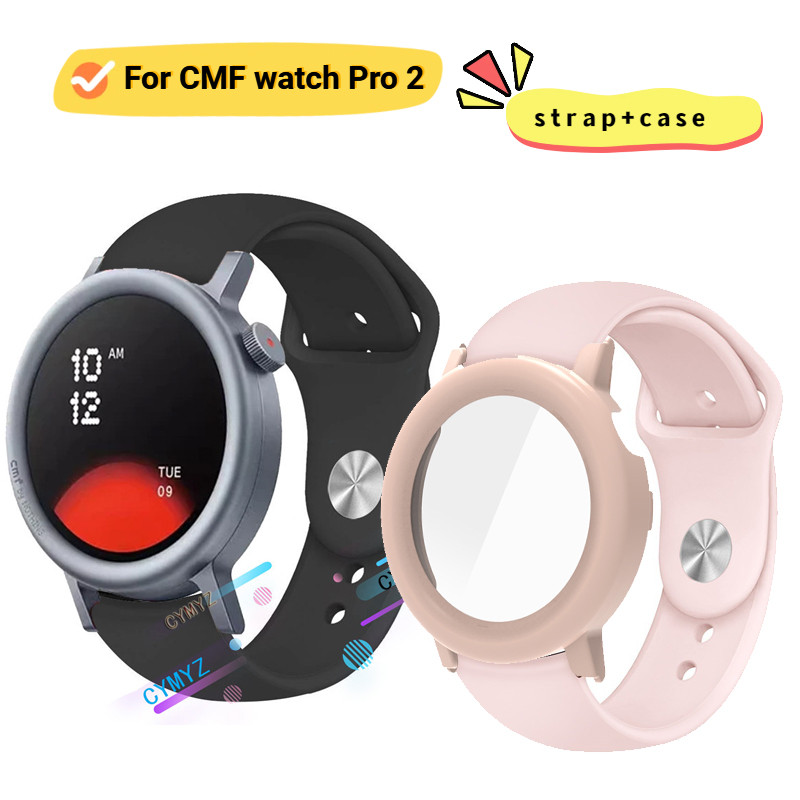 Cmf watch Pro 2 สายซิลิโคนสําหรับ CMF watch Pro 2 สายสมาร์ทวอทช์สายรัดข้อมือกีฬา CMF watch Pro 2 กรณ