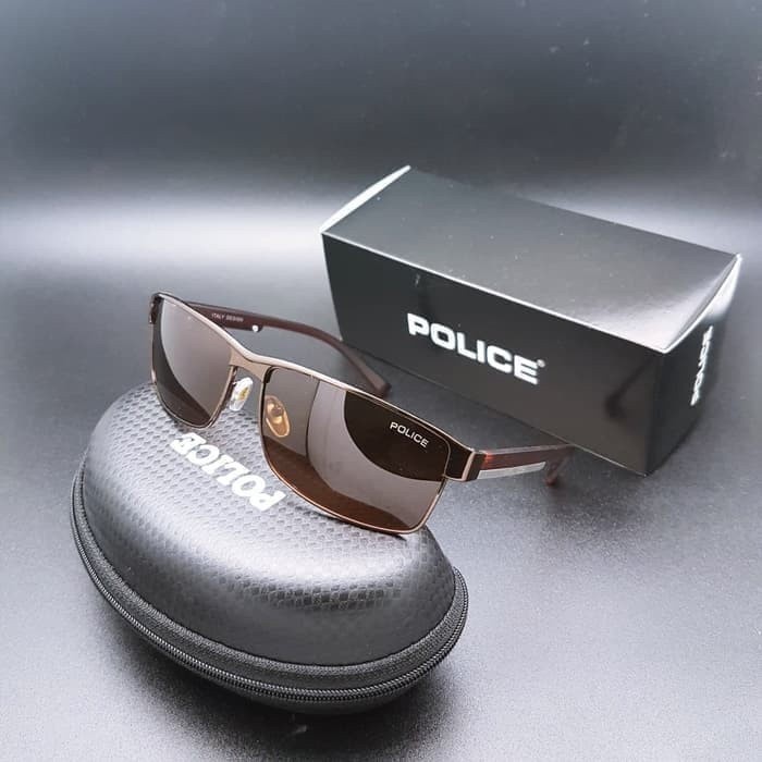 กระจกแฟชั่นล่าสุด!!! POLICE POLARIZED GLASSES สําหรับผู้ชาย P24 – P1216/ANTI-GLARE ครบชุด ราคา ถูกที่สุด ดีลบีเคเค แกลเลอรีภาพที่ 3
