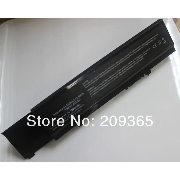 9 cell 6600mAh แบตเตอรี่แล็ปท็อป for DELL Vostro 3400 3500 3700 7FJ92 04D3C 4JK6R 04GN0G 0TXWRR 0TXW