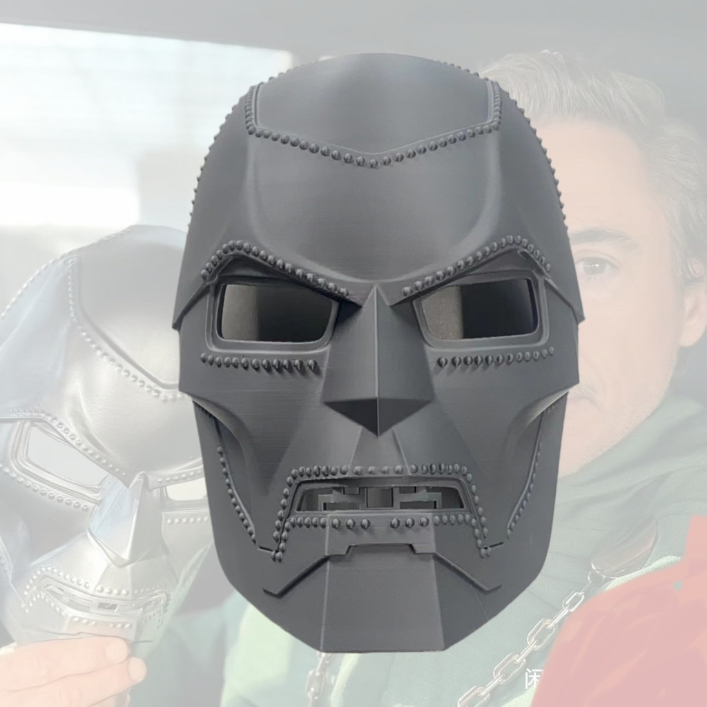 MARVEL Doctor Doom Mask 3D หมวกกันน็อคพิมพ์ลาย Avengers:doomsday COSPLAY Mask