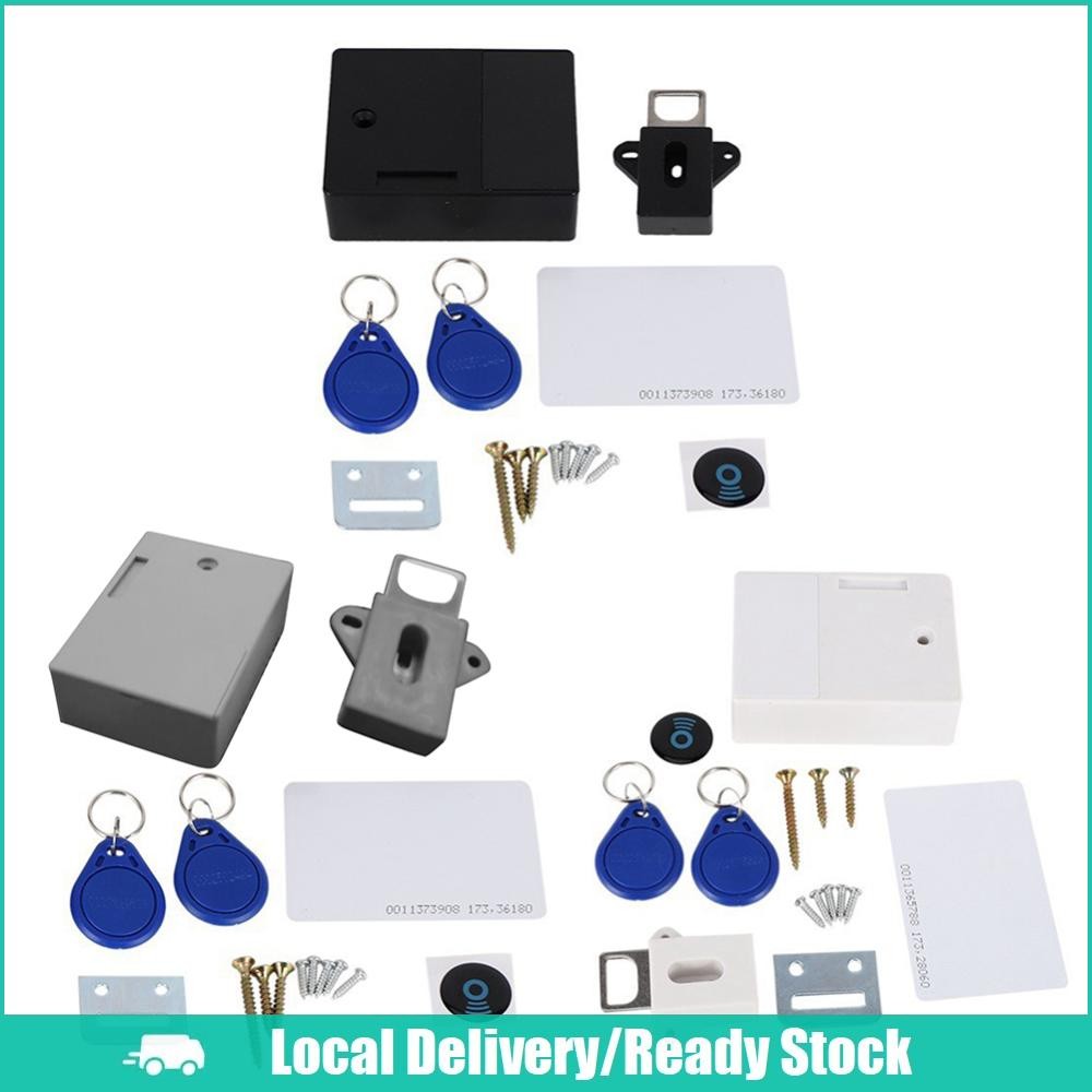 [จัดส่งในพื้นที่] เซ็นเซอร์ที่มองไม่เห็น RFID ล็อคตู้นิรภัยที่ซ่อนอยู่เปิดฟรีสมาร์ท เข้าใจแล้ว การ์ดเซ็นเซอร์ล็อกเกอร์ตู้เสื้อผ้าตู้รองเท้าลิ้นชักประ