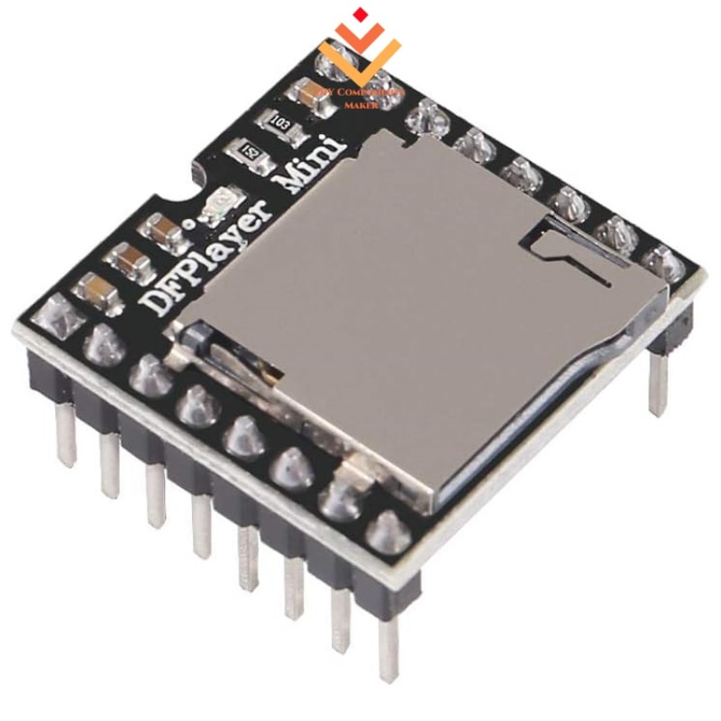 Tf Card U Disk Mini MP3 เครื่องถอดรหัส WMV โมดูลเสียง DFPlayer สําหรับ Arduino