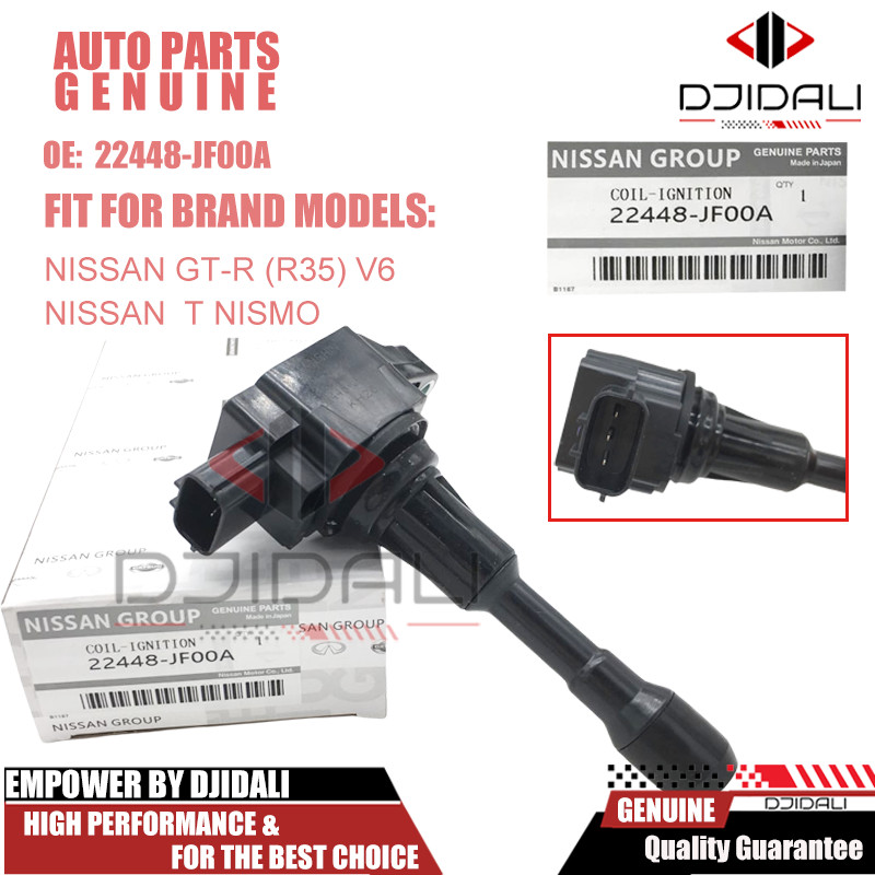 คอยล์จุดระเบิด 22448-JF00A สําหรับ NISSAN GT-R (R35) V6 2007-2010 NISSAN T NISMO 2014- 22448-JF00B