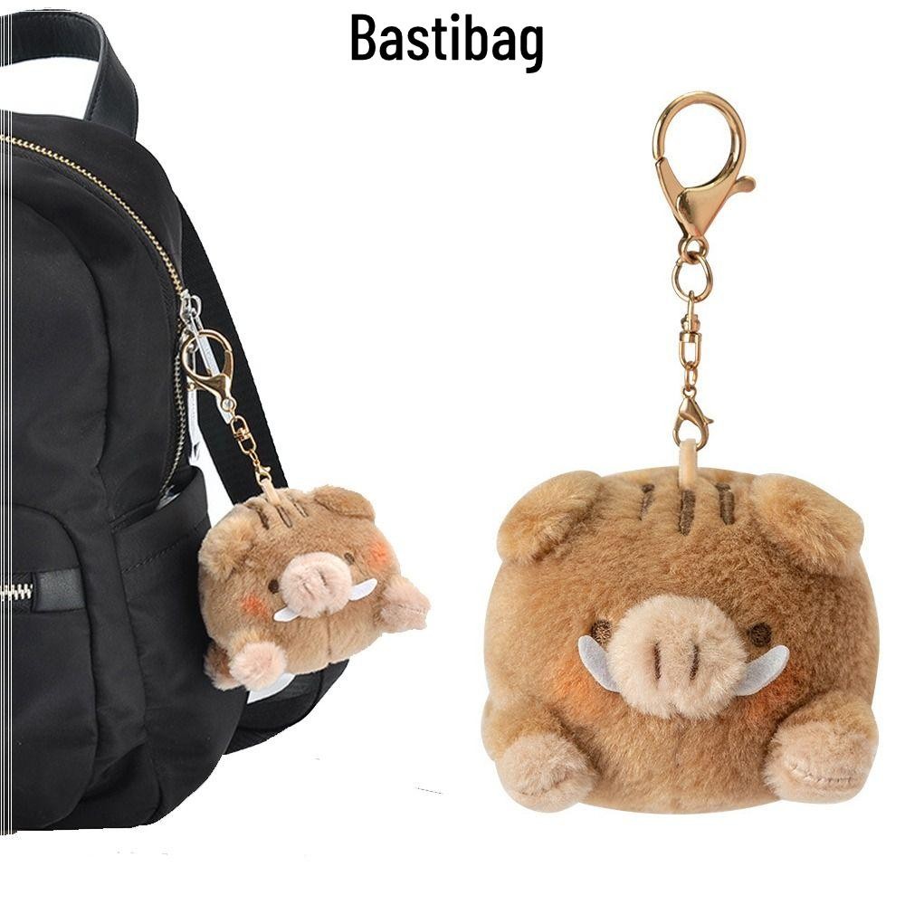 Bastibag พวงกุญแจตุ๊กตาสัตว์,จี้ตุ๊กตาหมู Piko แฟชั่น Diy, การตกแต่งกระเป๋า Kawaii น่ารัก