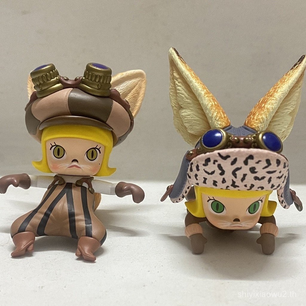 Bulk MOLLY Steampunk Animal Motorcycle Blind Box ไม่มีรถไม่มีกล่องการ์ด