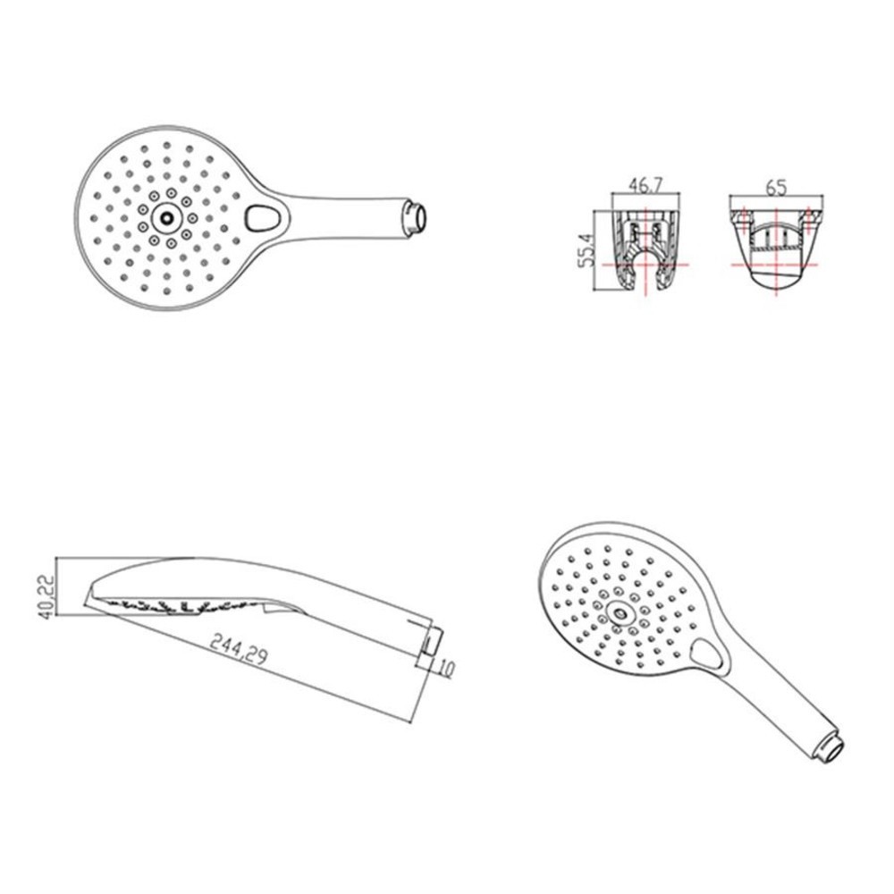 ♠️Shopaom61 American Standard ชุดฝักบัวสายอ่อน 3 ระดับ รุ่น F40017-CHADY สินค้าในไทย