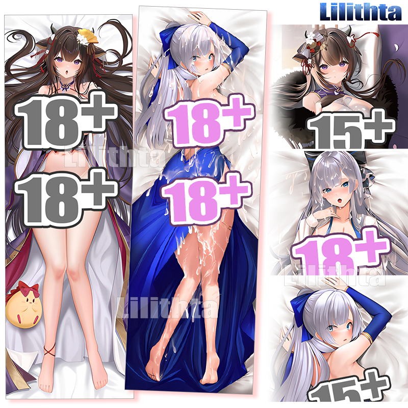 Dakimakura ปลอกหมอน Azur Lane Kashino และ Argus Azure Lane เกมอะนิเมะ Body-pillow ฝาครอบการ์ตูน Cust