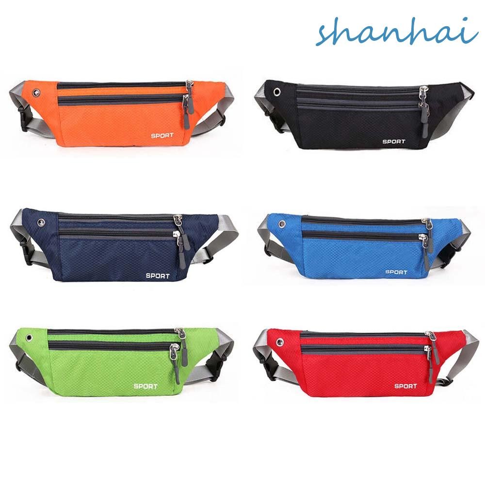 Shanhai กระเป๋าคาดเอว น้ําหนักเบา อเนกประสงค์ หลากสี สําหรับใส่โทรศัพท์มือถือ วิ่ง ขี่จักรยาน