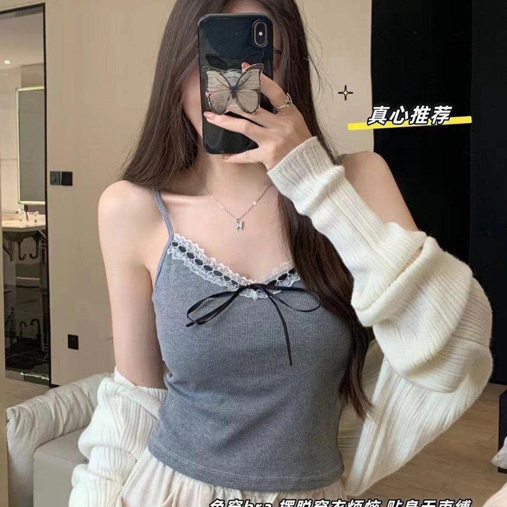 Comicbra ครอปบรา สายเดี่ยว เสื้อสวย มีหลายสี ขับผิวได้ดี อก 32-36 ใส่ได้ ใส่สบาย ดูดี เสื้อผู้หญิง