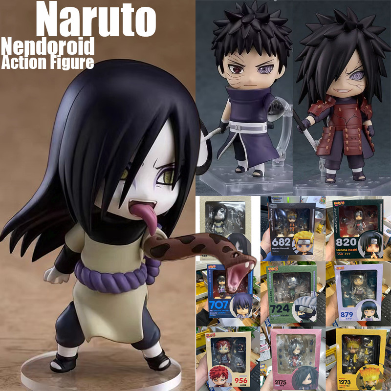 Nendoroid Naruto Action Figure Orochimaru Uzumaki Madara Uchiha Obito Uchiha 1232 2172 2120 Sasuke A