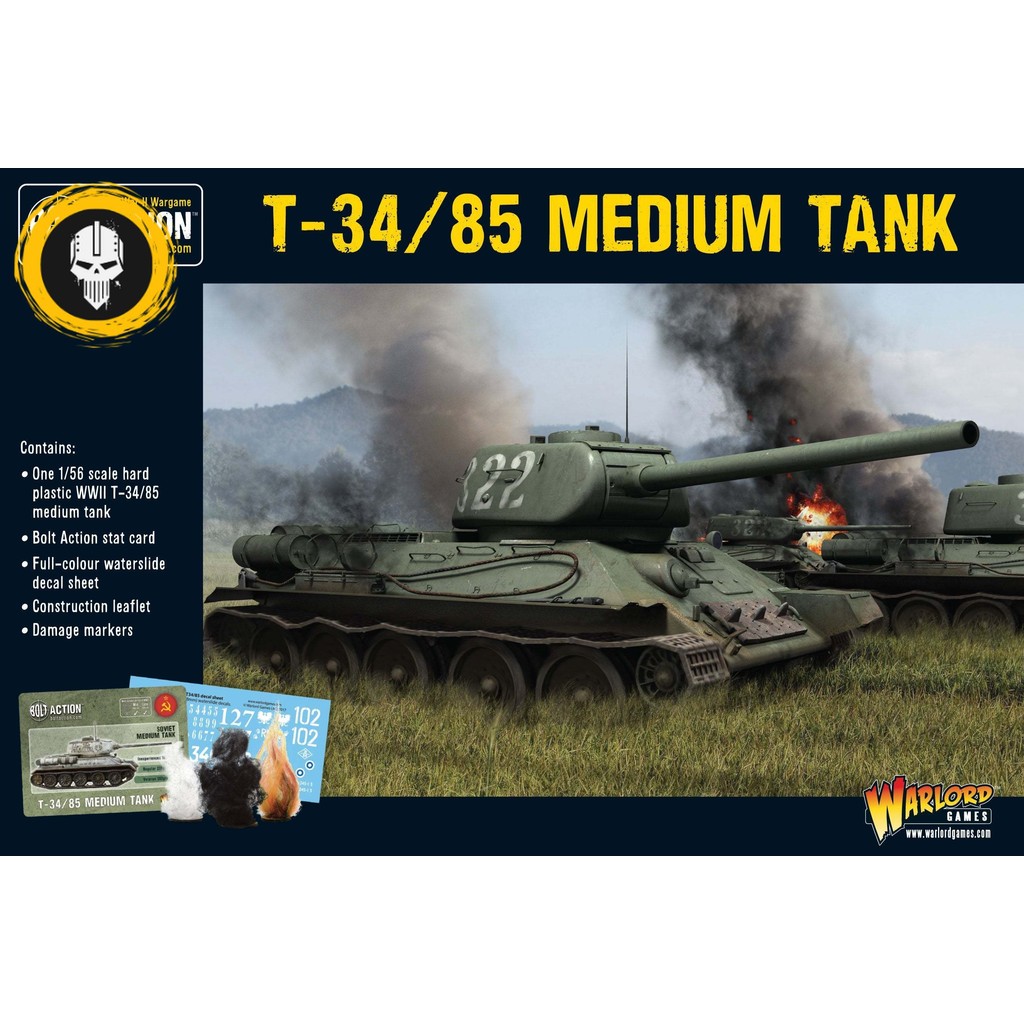 [พร้อมส่ง] WARLORD GAMES: BOLT ACTION: T-34/76 Medium Tank โมเดลรถจำลอง
